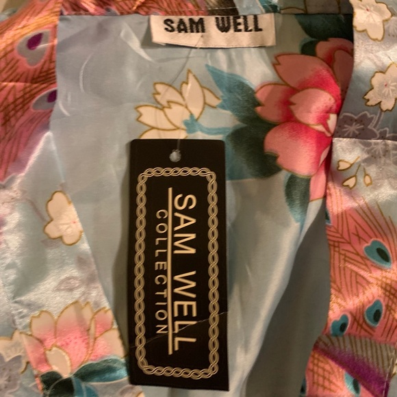 NWT Sam Well O/S Multicolored Print Kimono 👘 Robe - Picture 9 of 12